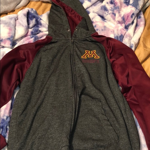 MINNESOTA GOPHERS zip up hoodie - Picture 1 of 2